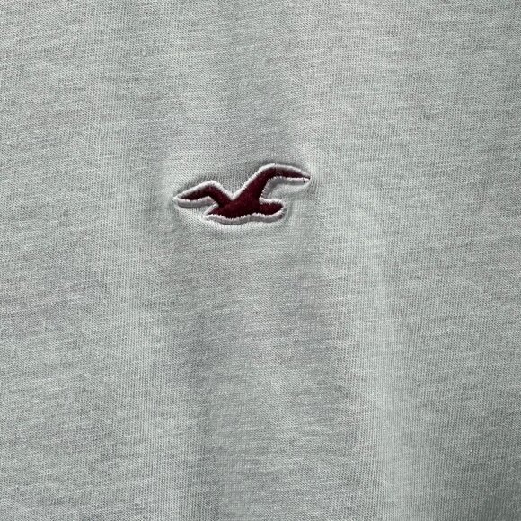 Hollister Mens XL Ombre Tee Mint To Blue Fade Embroidered‎ Casual Surfing Preppy - Picture 4 of 9